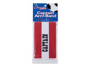 Champion Sports Soccer Captain Arm Bands - Adult Red Champion Sports Soccer Captain Arm Bands - Adult Red