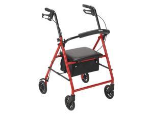 Rollator with 6" Wheels, Red