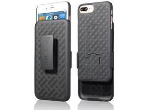 Aduro Holster Case for iPhone 8 Plus/iPhone 7 Plus (5.5") Combo Shell & Holster Slim Shell Case with Built-in Kickstand + Swivel Belt Clip Holster for Apple iPhone 8 Plus and iPhone 7 Plus ONLY Aduro Holster Case for iPhone 8 Plus/iPhone 7 Plus (5.5") Combo Shell & Holster Slim Shell Case with Built-in Kickstand + Swivel Belt Clip Holster for Apple iPhone 8 Plus and iPhone 7 Plus ONLY