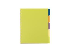 Staples? Arc Notebook Poly Index Dividers, Letter-sized, Assorted Colors, Set of 5 Staples? Arc Notebook Poly Index Dividers, Letter-sized, Assorted Colors, Set of 5