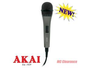 Akai Dynamic Microphone Unidirectional KS721XB with 10 Ft. Cord Black/Dark Grey Akai Dynamic Microphone Unidirectional KS721XB with 10 Ft. Cord Black/Dark Grey