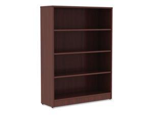 Lorell Mahogany Laminate Bookcase - 48" Height x 36" Width x 12" Depth - Mahogany - Laminate - 1Each LLR99784 Lorell Mahogany Laminate Bookcase - 48" Height x 36" Width x 12" Depth - Mahogany - Laminate - 1Each LLR99784