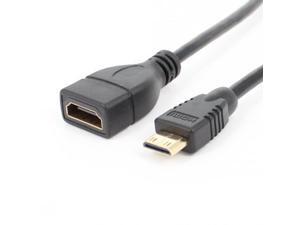 Mini HDMI Male to HDMI Female Converter Adapter Cable Cord 1080P Mini HDMI to HDMI adaptor for Notebook computer Mini HDMI Male to HDMI Female Converter Adapter Cable Cord 1080P Mini HDMI to HDMI adaptor for Notebook computer