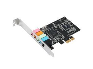 PCIe Sound Card 5.1, PCI Express Surround 3D Audio Card for PC with High Direct Sound Performance & Low Profile Bracket PCIe Sound Card 5.1, PCI Express Surround 3D Audio Card for PC with High Direct Sound Performance & Low Profile Bracket