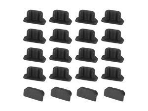 Silicone Micro USB Anti-Dust Stopper Cap Cover Black 20pcs Silicone Micro USB Anti-Dust Stopper Cap Cover Black 20pcs