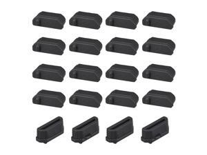 Silicone TV HDMI Male Port Anti-Dust Stopper Cap Cover Black 20pcs Silicone TV HDMI Male Port Anti-Dust Stopper Cap Cover Black 20pcs