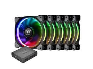 Thermaltake Fan CL-F054-PL12SW-A Riing Plus 12 TT Premium 5xfan pack 1xfan hub 120mm RGB