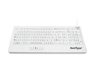 SaniType Washable Rugged-Point Heavy-Duty Hygienic Keyboard KBSTRC105SPIW SaniType Washable Rugged-Point Heavy-Duty Hygienic Keyboard KBSTRC105SPIW