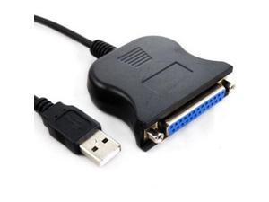 USB 1.1 to DB25 25 Pin Female Port Print Converter Cable LPT Bidirectional Parallel Interface Printer Adapter Cable For PC LPT