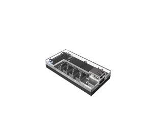Micro Connectors - Acrylic Internal USB 2.0 Hub with Magnetic Base - 5 USB 2.0 Ports Expansion Micro Connectors - Acrylic Internal USB 2.0 Hub with Magnetic Base - 5 USB 2.0 Ports Expansion