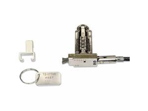 Noble Locks TZ07TNR Compact Combination Wedge Lock - Non Resettable Cable Lock Noble Locks TZ07TNR Compact Combination Wedge Lock - Non Resettable Cable Lock
