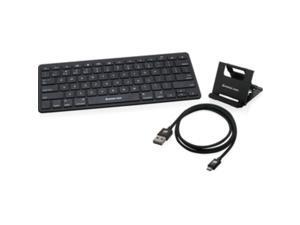 IOGEAR GKB632BKIT-GAMU01 Slim Mobile Keyboard with Stand and Reversible Micro USB Cable IOGEAR GKB632BKIT-GAMU01 Slim Mobile Keyboard with Stand and Reversible Micro USB Cable