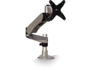 3M MA245S Easy Adjust Single Monitor Arm - Mounting Kit ( Articulating Arm, Desk Clamp Mount, Grommet Mount, Pole ) For Lcd Display - Metal, Aluminum Alloy - Silver - Screen Size: Up To 30 Inch - Moun