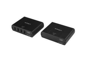 StarTech.com USB2004EXT2NA 4 Port USB 2.0 Extender Hub over Cat5e/Cat6 Ethernet Cable (RJ45) - 330ft/100m
