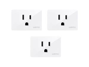 Linksys Wemo WiFi Smart Outlet Plug - 3-Pack WSP080BD3 Linksys Wemo WiFi Smart Outlet Plug - 3-Pack WSP080BD3