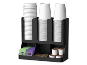 Mind Reader Flume 6 Compartment Upright Coffee Condiment and Cups Organizer Mind Reader Flume 6 Compartment Upright Coffee Condiment and Cups Organizer
