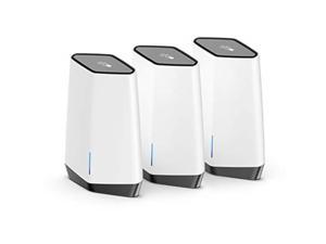 NETGEAR Orbi Pro WiFi 6 Business Tri-band Mesh AX6000 System with 1 Router and 2 Satellites (SXK80B3)