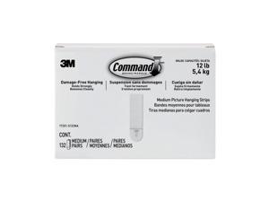 COMMAND 17201-S132NA Picture Hanger,Adhesive Back,PK132 COMMAND 17201-S132NA Picture Hanger,Adhesive Back,PK132