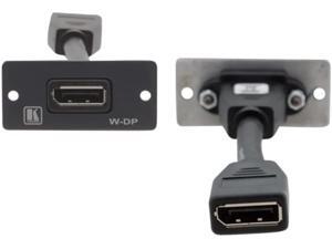 Kramer W-DP DisplayPort Faceplate Insert Black Kramer W-DP DisplayPort Faceplate Insert Black
