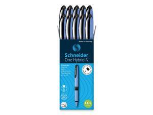 One Hybrid Roller Ball Pen Stick Fine 0.5 mm Black Ink Blue Barrel 10/Box 183501 One Hybrid Roller Ball Pen Stick Fine 0.5 mm Black Ink Blue Barrel 10/Box 183501