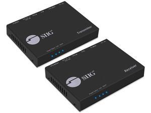 Siig 4K Hdmi Hdbaset Extender Over Single Cat5e/6 With Rs-232 Ir & Poc - 100M