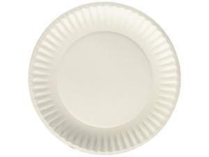 Paper Plates 9" dia White 100/Pack 12 Packs/Carton AJMPP9GRAWH Paper Plates 9" dia White 100/Pack 12 Packs/Carton AJMPP9GRAWH