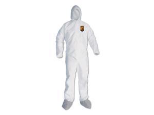 Kleenguard A45 Liquid/Particle Protection Coveralls 3XL White 25/CT 48976 Kleenguard A45 Liquid/Particle Protection Coveralls 3XL White 25/CT 48976