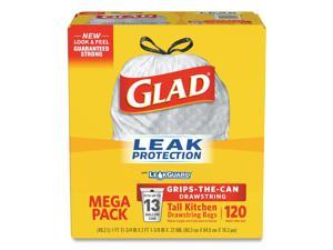 Glad ForceFlex Odor Shield Tall Kitchen Bags, Fresh Clean Scent - 34 count