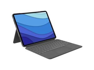 Logitech Combo Touch iPad Air (4th gen - 2020) Keyboard Case - Detachable Backlit Keyboard with Kickstand, Click-Anywhere Trackpad, Smart Connector - Oxford Gray