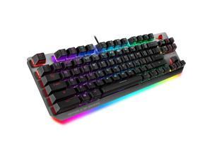 ASUS ROG Strix Scope NX TKL 80% Gaming Keyboard | ROG NX Brown Tactile Mechanical Switches, Aura Sync, Stealth Key, 2X Wider Ctrl Key, Programmable Macros, Detachable Cable