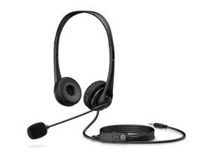 HP G2 Stereo Flexible Noise-Canceling Adjustable Headband 3.5mm Headset Works With Chromebook Certified