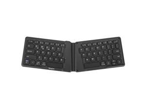 Targus Ergonomic Foldable Bluetooth Antimicrobial Keyboard Black AKF003US