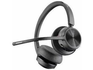 Poly - Voyager 4310 UC Wireless Headset + Charge Stand (Plantronics) - Single-Ear Headset- Connect to PC/Mac via USB-C Bluetooth Adapter, Cell Phone via Bluetooth, Zoom&More