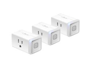 Kasa Smart Plug by TP-Link, Smart Home WiFi Outlet Works with Alexa, Echo, Google Home & IFTTT, No Hub Required, Remote Control, 12 Amp, UL Certified, 3-Pack (HS103P3)