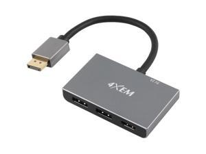 4XEM 4XMST04 3-Port DP to HDMI Multi-Monitor Splitter