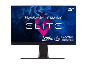 ViewSonic ELITE XG250 25 Inch 1080p IPS Gaming Monitor with 240Hz, 1ms, HDR 400, G-Sync Compatible, RGB Lighting, and Advanced Ergonomics for Esports