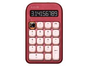 AZIO IZO Wireless Blue Clicky Switch Number Pad Kayboard Baroque Rose IN106US