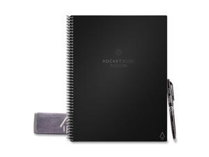 Fusion Smart Notebook Seven Page Formats Black Cover 11x8.5 21 Sheets EVRFLRCAFR