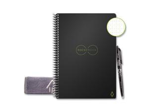 Core Smart Notebook Dotted Rule Black Cover 8.8 x 6 18 Sheets EVRERCAFR