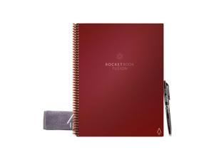 Rocketbook Fusion Smart Notebook Scarlet Sky 11 x 8.5 21 Sheets EVRF-L-RC-CMEFR
