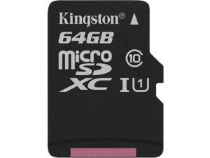 Kingston SDCS/64GBSP Canvas Select - Flash Memory Card - 64GB - UHS-I U1 / Class 10 - microSDXC