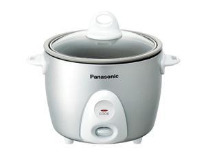 Panasonic SR-G06FGL Automatic Rice Cooker, Silver