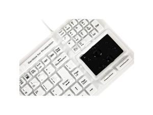 Wetkeys Sanitype Touchpad Plus Hygienic Medical Keyboard (USB) (White) Wetkeys Sanitype Touchpad Plus Hygienic Medical Keyboard (USB) (White)