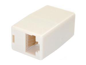 StarTech RJ45COUPLER StarTech.com Cat5e RJ45 Modular Inline Coupler - 1 x RJ-45 Female - 1 x RJ-45 Female - Beige