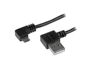 StarTechcom 1m 3 ft MicroUSB Cable with RightAngled Connectors  MM  USB A to Micro B Cable