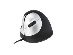 R-Go Tools HE Vertical Wired 3400dpi Left Hand Mouse Left - Black, Silver R-Go Tools HE Vertical Wired 3400dpi Left Hand Mouse Left - Black, Silver
