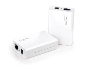 TP-Link TL-PoE200 Power over Ethernet Adapter Kit, 1 Injector, 1 Splitter TP-Link TL-PoE200 Power over Ethernet Adapter Kit, 1 Injector, 1 Splitter