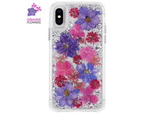 Case-Mate iPhone Xs Purple Karat Petals Case