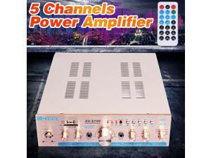 220V 1000W HiFi Home Theater Amplifiers 5 Channel Car High Power AV Audio Amplifier Support FM/AM Radio with remote control 220V 1000W HiFi Home Theater Amplifiers 5 Channel Car High Power AV Audio Amplifier Support FM/AM Radio with remote control