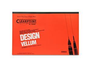 Chartpak Vellum Pad 50 Sheets Acid-free 11"x17" White 10001416 Chartpak Vellum Pad 50 Sheets Acid-free 11"x17" White 10001416